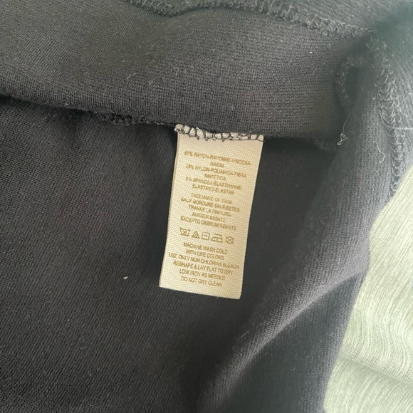 Free People Black Mini Dress W/ Floral Sleeves 🖤🌸 - Picture 6 of 8